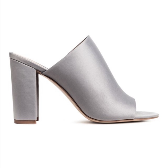 HM - Green satin mules - Picture 7 of 8